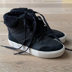 UGG Black Sneaker Boots Size 7